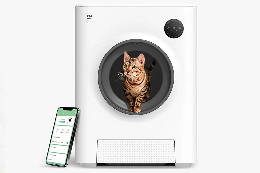 self cleaning cat litter box