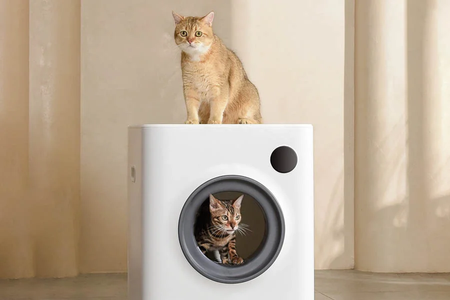 cat litter box that cleans itself
